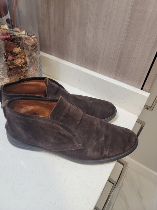 Peter Millar Excursionist Men\'s Chukka Boots Size 11 M Brown Suede Laceless main image 7